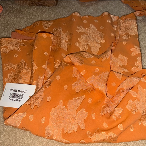 Hello Molly Orange Floral Mini Dress - Picture 8 of 8